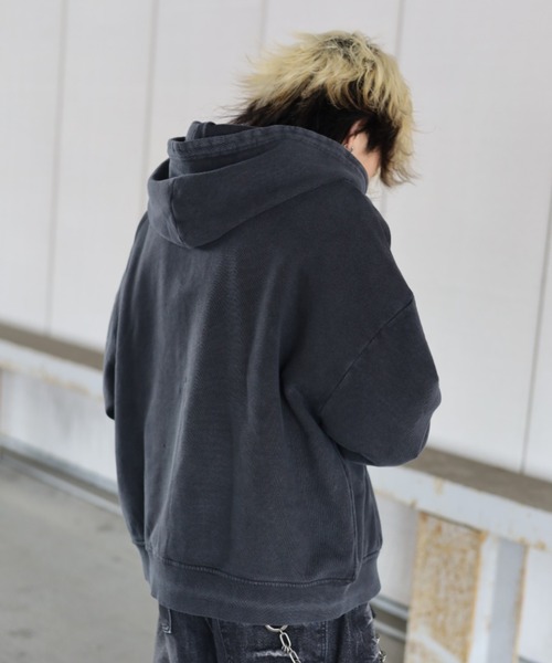 ATMARK パーカー 「フリーサイズ / UNISEX 」ATMARKロゴ フリンジ