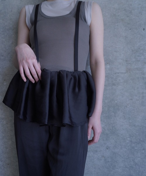 G.V.G.V.（ジーヴィージーヴィー） パンツ SATIN SUSPENDER PANTS