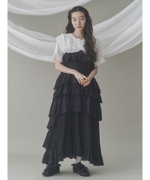 With Maryブラウス美品 merry jenny ブラウス シャツ ビッグカラーブラウス レディース