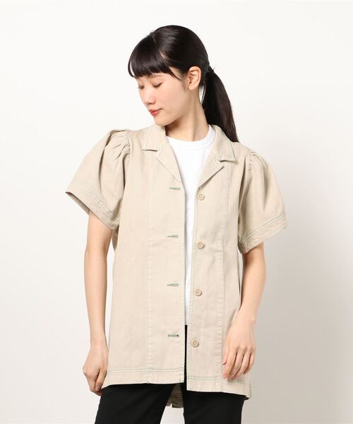 「jouetie」 半袖ブラウス MEDIUM ブラック レディース
