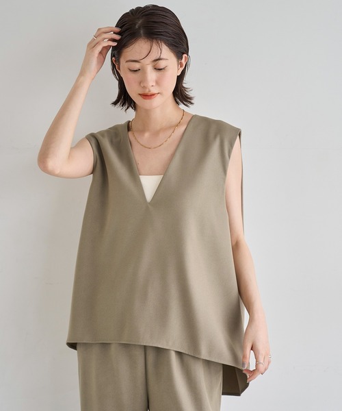 【BEIGE】SPARK ツイル ベスト ベスト ジレ TC ツイル ミリタリーベスト レディース メンズ