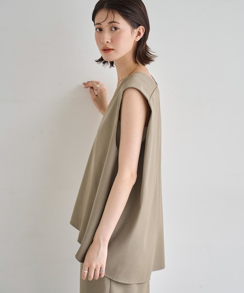 meilmada ベスト ジレ Vネックツイルベスト レディース : ZOZOTOWN