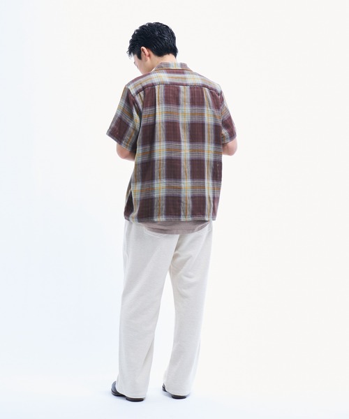 THE BOlDMAN ダブルガーゼチェックシャツ セール】Doublegaze Check Shirts / ダブルガーゼチェックシャツ