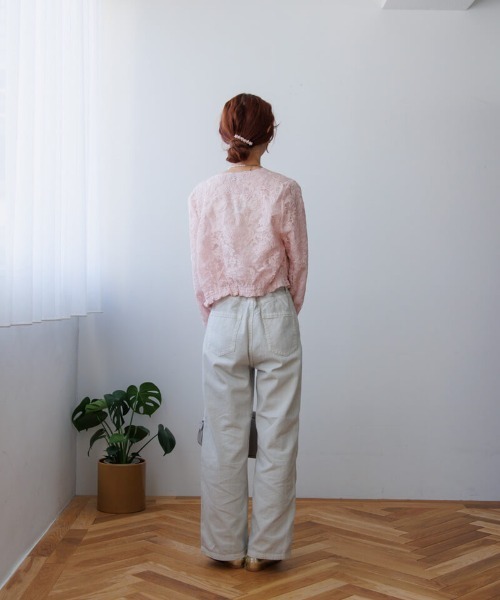 flower ブラウス シャツ ボタニカルシアートップ レディース