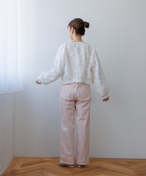 flower ブラウス シャツ ボタニカルシアートップ レディース 