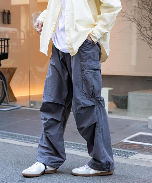 FORK&SPOON パンツ FORK＆SPOON ミリタリーポケットパンツ メンズ