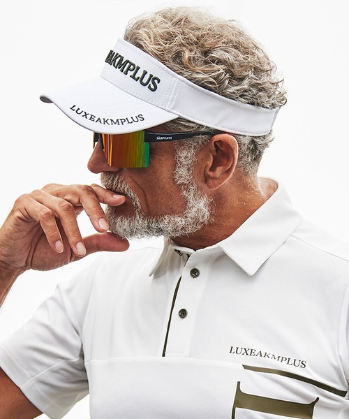 J.LINDEBERG サンバイザー 「J.LINDEBERG/GOLF」J.LINDEBERGロゴ