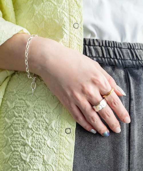 LAMBDA（ラムダ） 指輪 リング パールカレッジリング メンズ