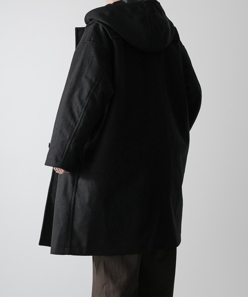 「RUUBON」 ダッフルコート M ブラック メンズ_画像5