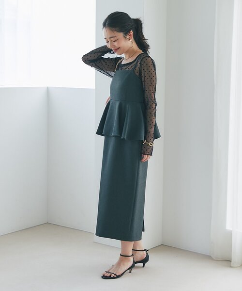 【早い者勝ち】 ラブティックボンボン シアードット前後2wayトップス ホワイト La boutique Bonbon tシャツ シアードット前後2WAYトップス