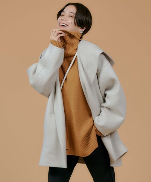 「UNFILO」 コート LARGE ベージュ レディース_画像7