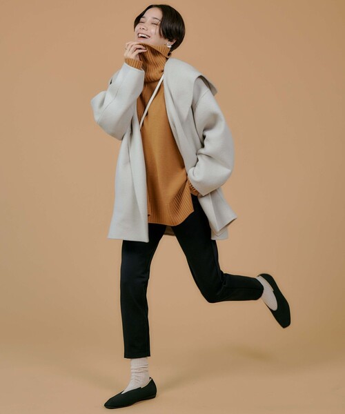 「UNFILO」 コート LARGE ベージュ レディース_画像8