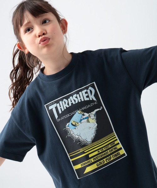 THRASHER MAGAZINE ロゴ Tシャツ Sサイズ Thrasher Magazine Cover Logo T-Shirt - Ash Grey | SoCal