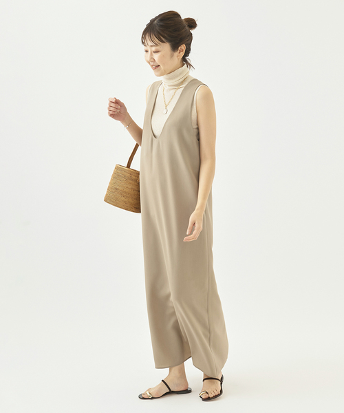 Plage プラージュ  サロペット　３６ plage 「Plage」 サロペットスカート 36 ネイビー レディース