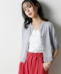 カーディガン uvカット 夏 半袖 「アイスク...の詳細画像5