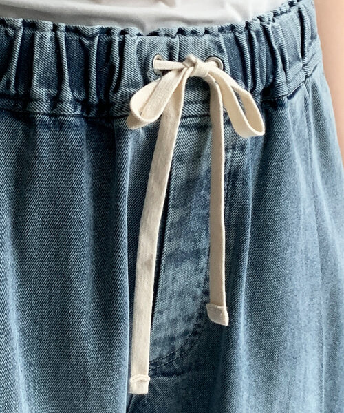 DouDou ジーンズ デニム デニムパンツ 「新色追加」デニムワイド