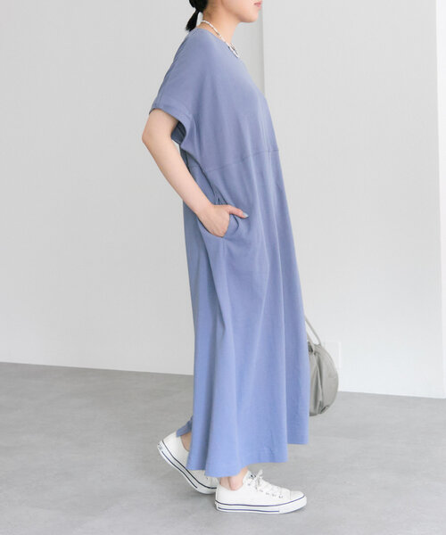 SUM1 STYLE スミスタイル ワンピース 青 美品 ear ear PAPILLONNER ワンピース NEW前後ワンピース「SUM1 STYLE