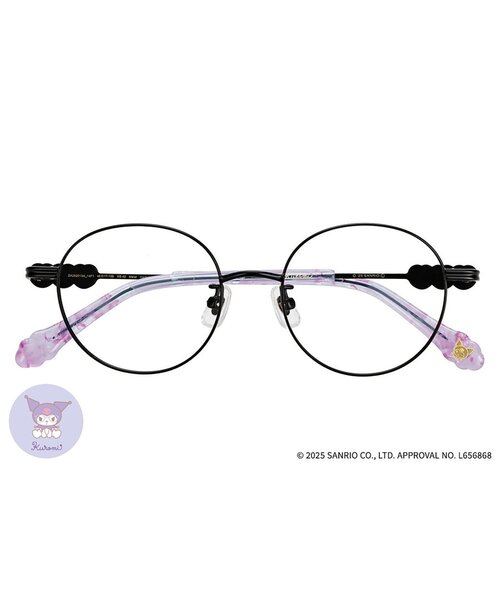 Zoff 伊達メガネ メガネ 眼鏡 「クロミ モデル」ボストン型