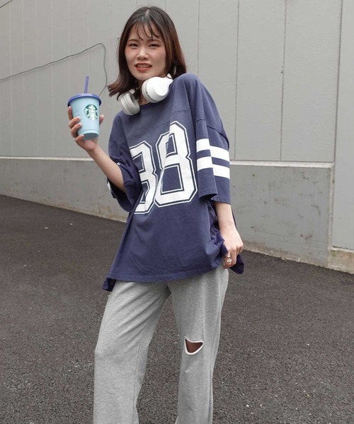 【定番グレー】カラー☆アシンメトリーTシャツ 襟切り替え 入手困難 Amazon | [X-CHEN] アシンメトリー Tシャツ レディース 七分袖