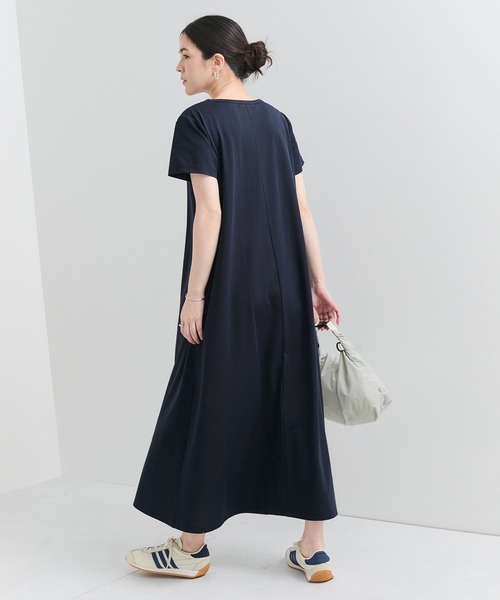 今季物　完売商品　【吸水速乾／洗える／ベーシックワンピース　15(3L) LE CERCLE par rope' ワンピース 「UVケア/接触冷感/吸水速乾