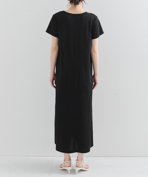 UVカット・吸水速乾・接触冷感・抗菌・ストレッチドロー コード 半袖ワンピース le cercle ADAM ET ROPE' ワンピース 半袖 「UVケア/接触冷感/吸水速乾