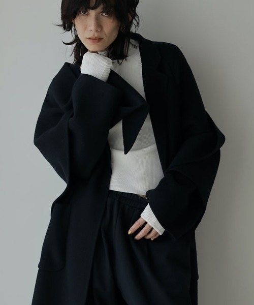 「ETRE TOKYO」 チェスターコート M アイボリー レディース_画像8
