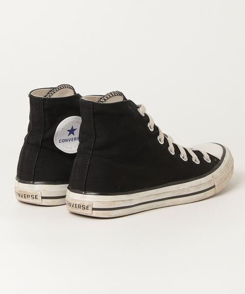 「CONVERSE」 ハイカットスニーカー 24.5cm ブラック レディース