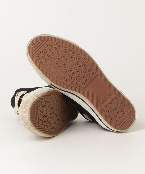 「CONVERSE」 ハイカットスニーカー 24.5cm ブラック レディース