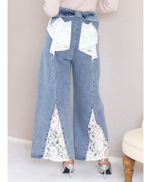 CALNAMUR（カルナムール） ジーンズ デニム デニムパンツ BACK RIBBON