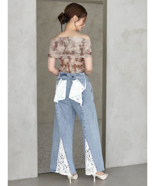 CALNAMUR（カルナムール） ジーンズ デニム デニムパンツ BACK RIBBON