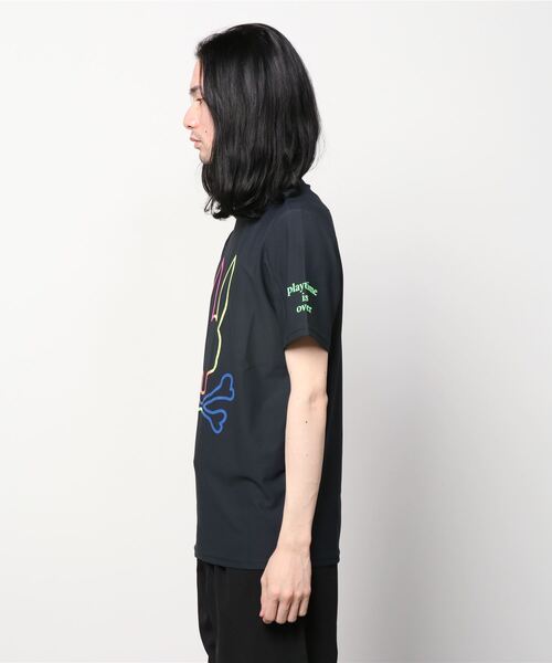 「Psycho Bunny」 半袖Tシャツ LARGE レッド メンズ