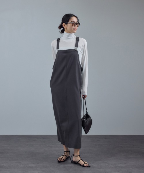 サロン アダム エ ロペ（SALON adam et rope’ ）/ウールツイルジャンパースカート SALON adam et rope'（サロン アダム エ ロペ） ジャンパースカート