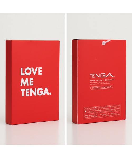 TENGA（テンガ） ボクサーパンツ LOVE ME TENGA UNDERWEAR レッド
