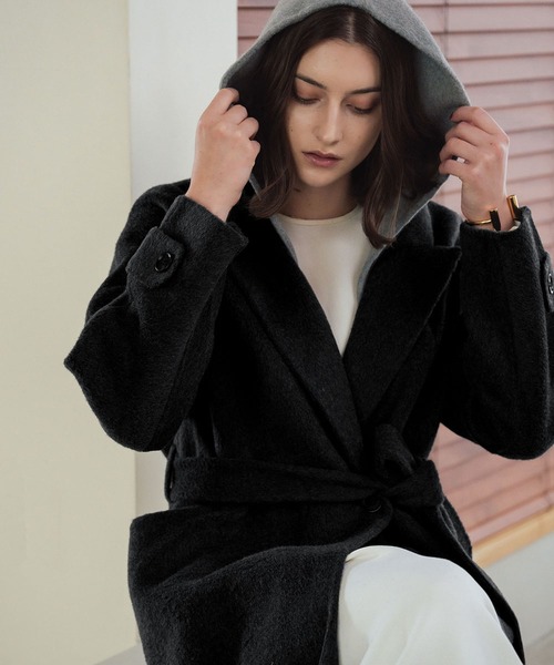 ELFRANK コート チェスターコート 「2025AW」「ウール70％」フード付き