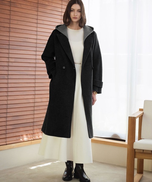 ELFRANK コート チェスターコート 「2025AW」「ウール70％」フード付き