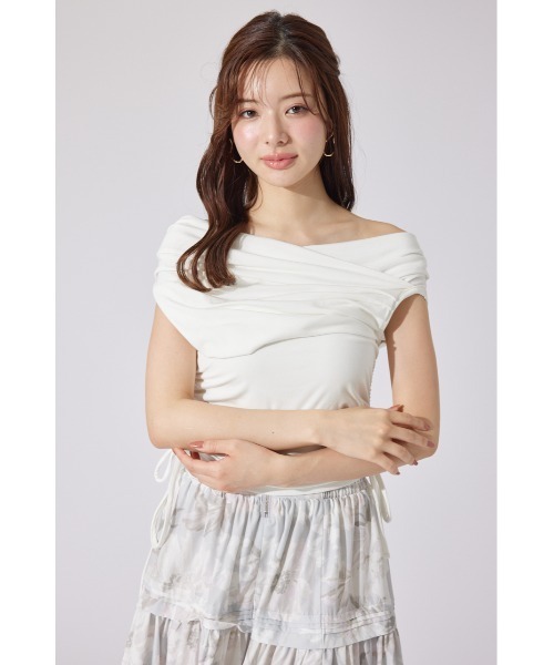 「rienda」 ノースリーブトップス FREE ブラック レディース_画像3