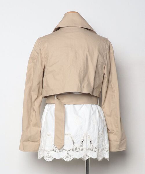 「The Dress&Co. HIDEAKI SAKAGUCHI」 トレンチコート 38 ベージュ レディース_画像2