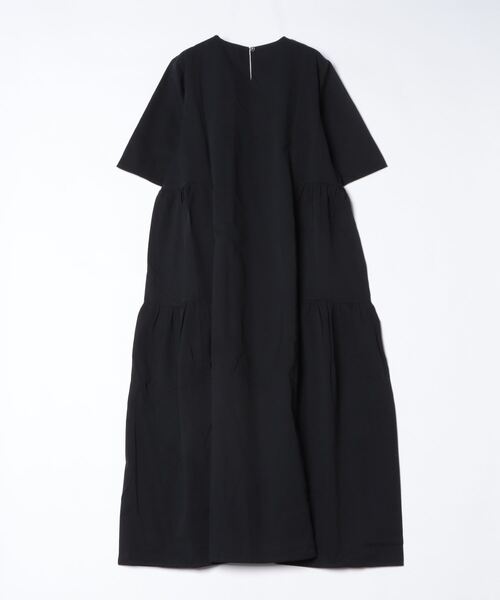 「a lot of love」 7分袖ワンピース FREE ブラック レディース_画像2