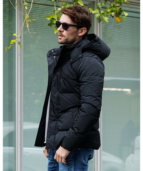 wjk ダウンジャケット MEDIUM ブラック メンズ : ZOZOTOWN Yahoo!店