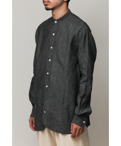 「Badhiya」 長袖シャツ 1 チャコールグレー メンズ_画像2