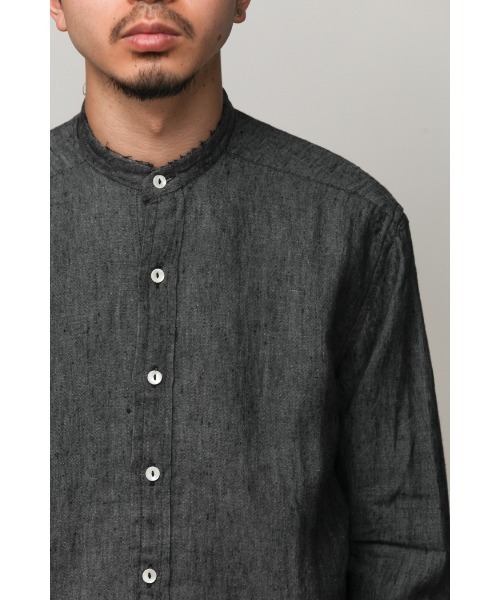 「Badhiya」 長袖シャツ 1 チャコールグレー メンズ_画像5