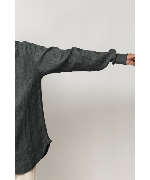 「Badhiya」 長袖シャツ 1 チャコールグレー メンズ_画像6