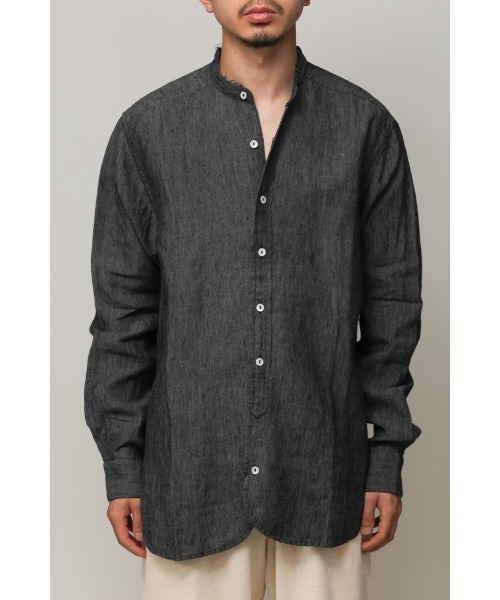 「Badhiya」 長袖シャツ 1 チャコールグレー メンズ_画像8