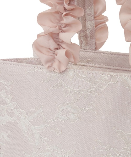 Maison de FLEUR（メゾンドフルール） トートバッグ レースフリル