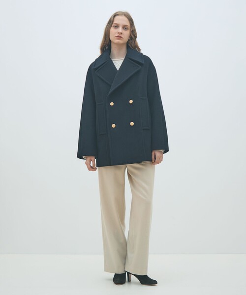 マ*ル様 SOFTYPHEN ピーコート MACPHEE（マカフィー） ピーコート pコート メルトンビーバー Pコート