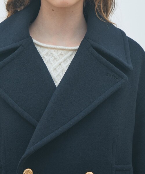 MACPHEE（マカフィー） ピーコート pコート メルトンビーバー Pコート