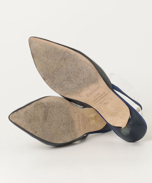「Repetto」 ヒールサンダル 39 ネイビー レディース_画像3