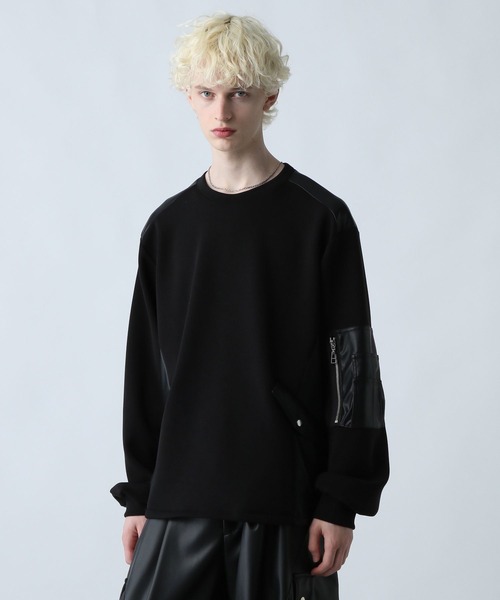 HARE（ハレ） トレーナー スウェット ダブルポケットキリカエ