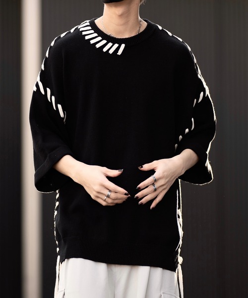 CLEL（クレイル） 半袖ニット S グレー メンズ : ZOZOTOWN Yahoo!店