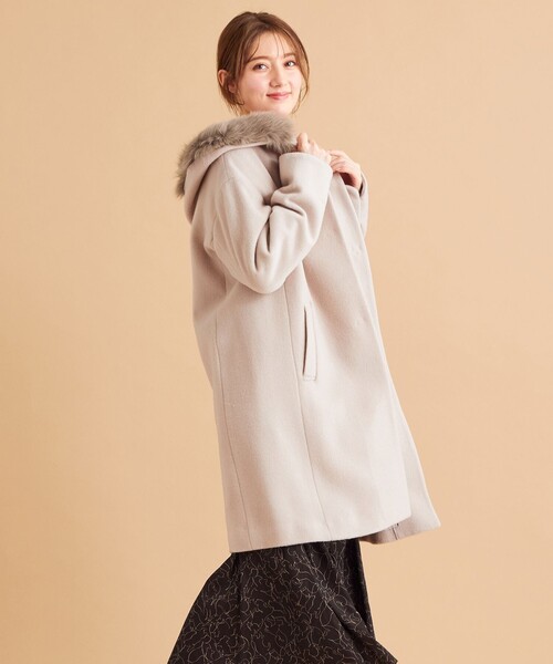 「Feroux」 コート 2 ピンク レディース_画像3